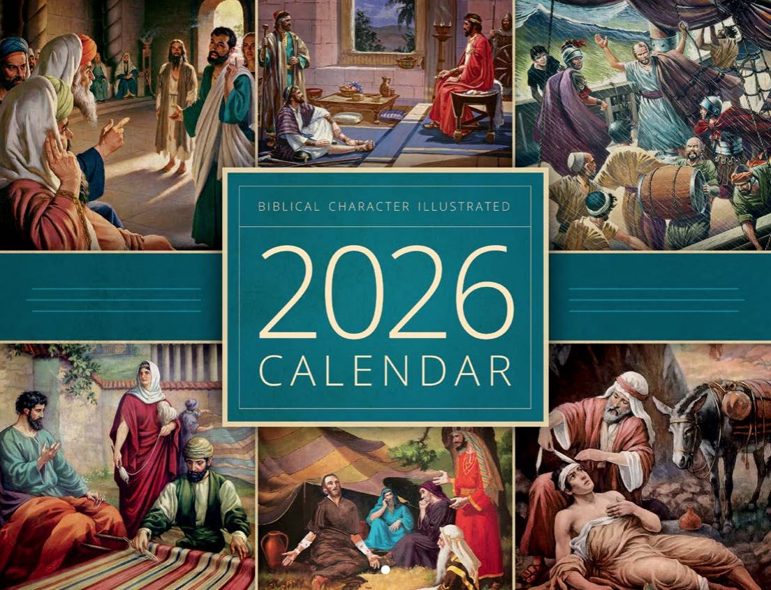 Biblical Character Illustrated 2026 Calendar